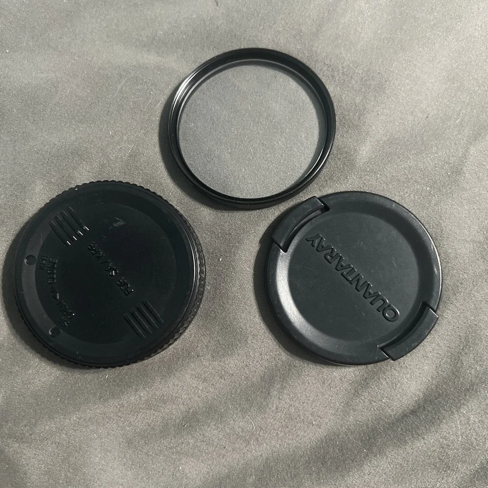 Quantaray 100-300mm 1:4.5-6.7 Autofocus Zoom for Pentax AF Lens W/ 55mm UV Lens